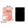 For Raspberry Pi 4 Pure Copper Heatsink Protective Case Passive Cooling Shield For Pi 4B Mod Metal Outer Shell Kit