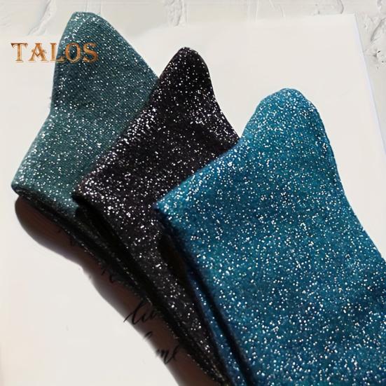 Șosete gleznă cu sclipici pentru femei, șosete echipaj metalice strălucitoare, șosete groase lucioase pentru doamne, șosetă subțire de vară din bumbac pentru doamne și fete