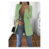 Fashion Casual Suit Polo Neck Slim Fit Cardigan Temperament Women's  Coat Spring and Autumn