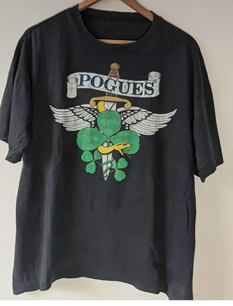 

Rare The Pogues Tour Gift For Fan Unisex Black T-shirt 4XL
