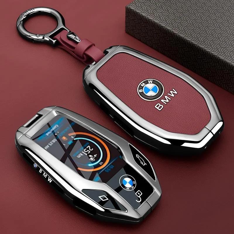 Car LED Display Key Case For BMW 5 7 Series G11 G12 G30 G31 G32 I8 I12 I15 G01 G02 G05 G07 X3 X4 X5 X7 Interior Accessories