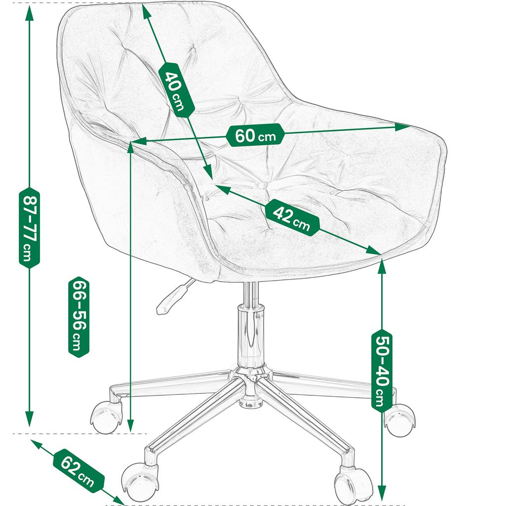 LARGO black armchair on a black foot