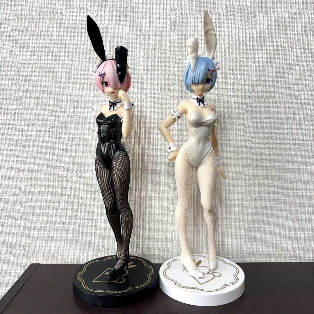 

[USED] Re:Zero Rem Ram Bunny Girl Figures