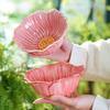 Pastry Dish American Style Ceramic Flower Plate Light Luxury Household Dining Plates Modern Decorative Bowl Party Serving