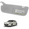 Right Passenger Side Sun Visor with Mirror Gray for Hyundai Veloster 2012-2015 Replacement for 85220-2V140-TX (Right)