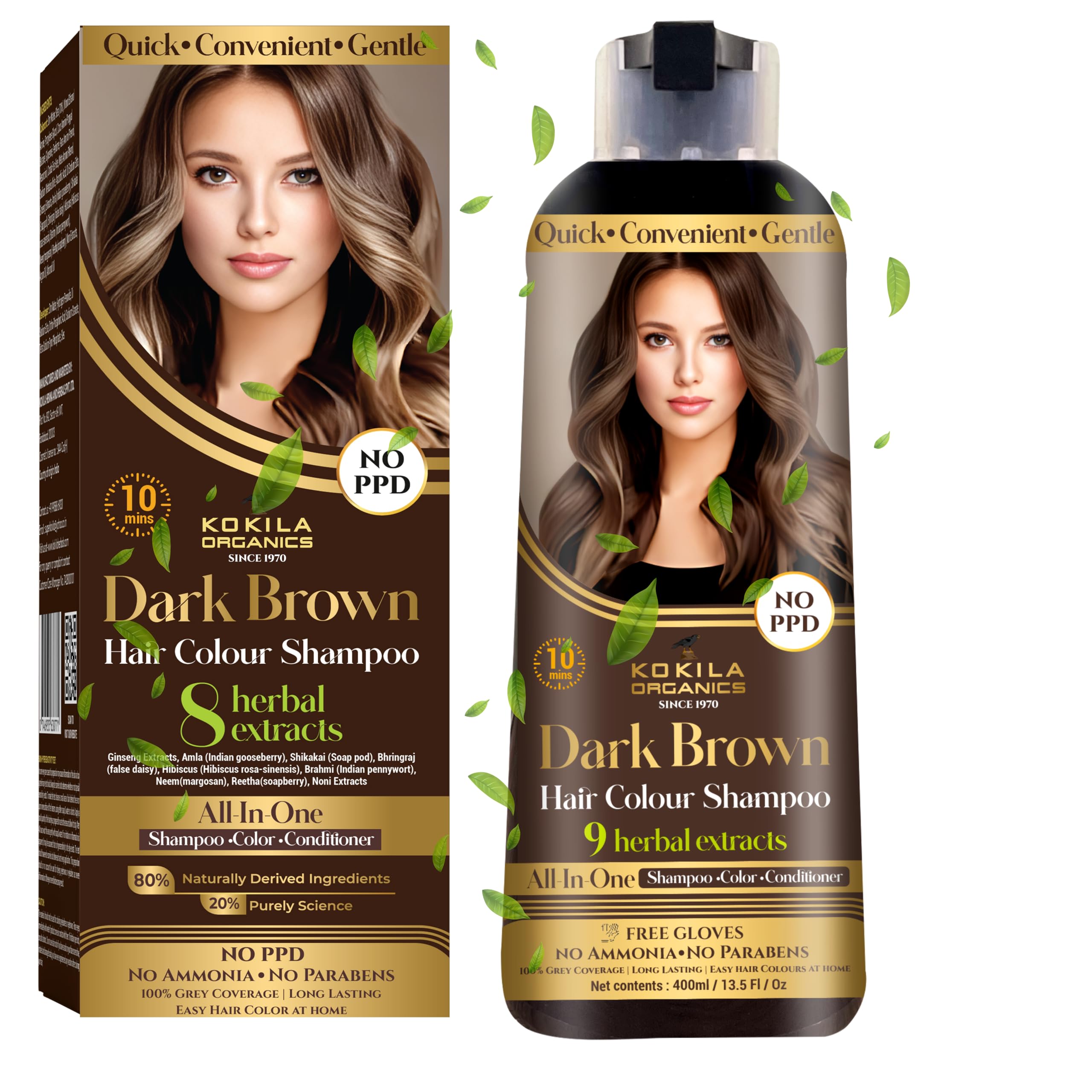 Kokila NO PPD Shampoo Hair Colour