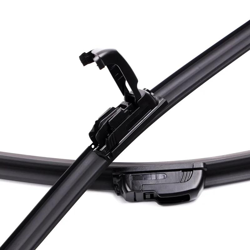 For Citroen C3 MK1 2002-2009 Car Wiper U-type Soft Rubber Boneless Wiper HD Quiet Durable Automotive Wiper replacement three rub