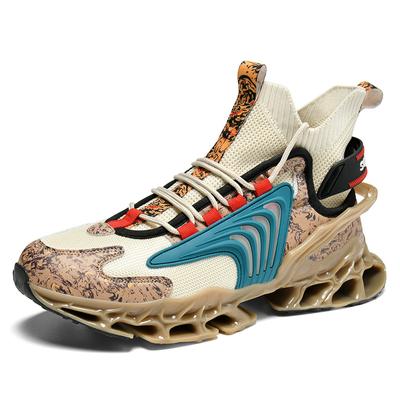 Men's Shoes National Fashion Sneaker Plus Size Men's High-Top Outdoor Trendy Men's Shoes