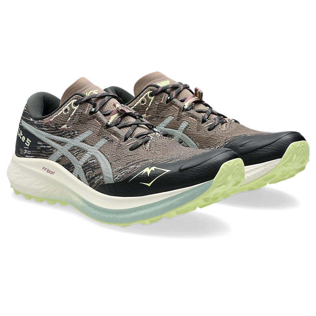 Asics Fuji Lite 5 Taupe Grey Cold Moss Men Sneakers 1011B889-020