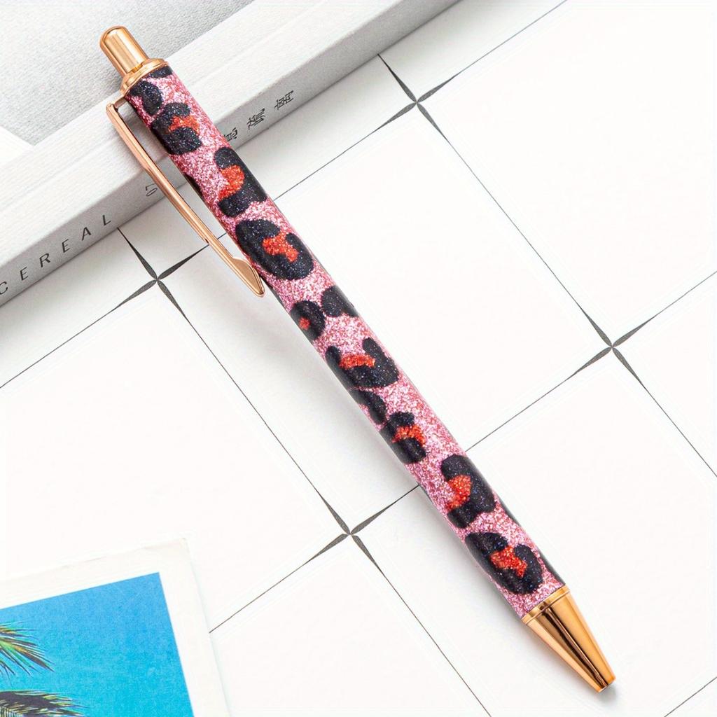1pc Writing Pen With Retractable Journal Pen For Men And Women Office Supplies Valentine's Day Gift  Back To School, School Supplies