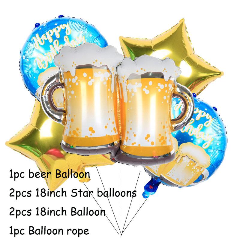 Oktoberfest Party Classic Beer Carnival Festival Disposable Tableware Paper Plates Cups Birthday Balloons Decoration Supplies