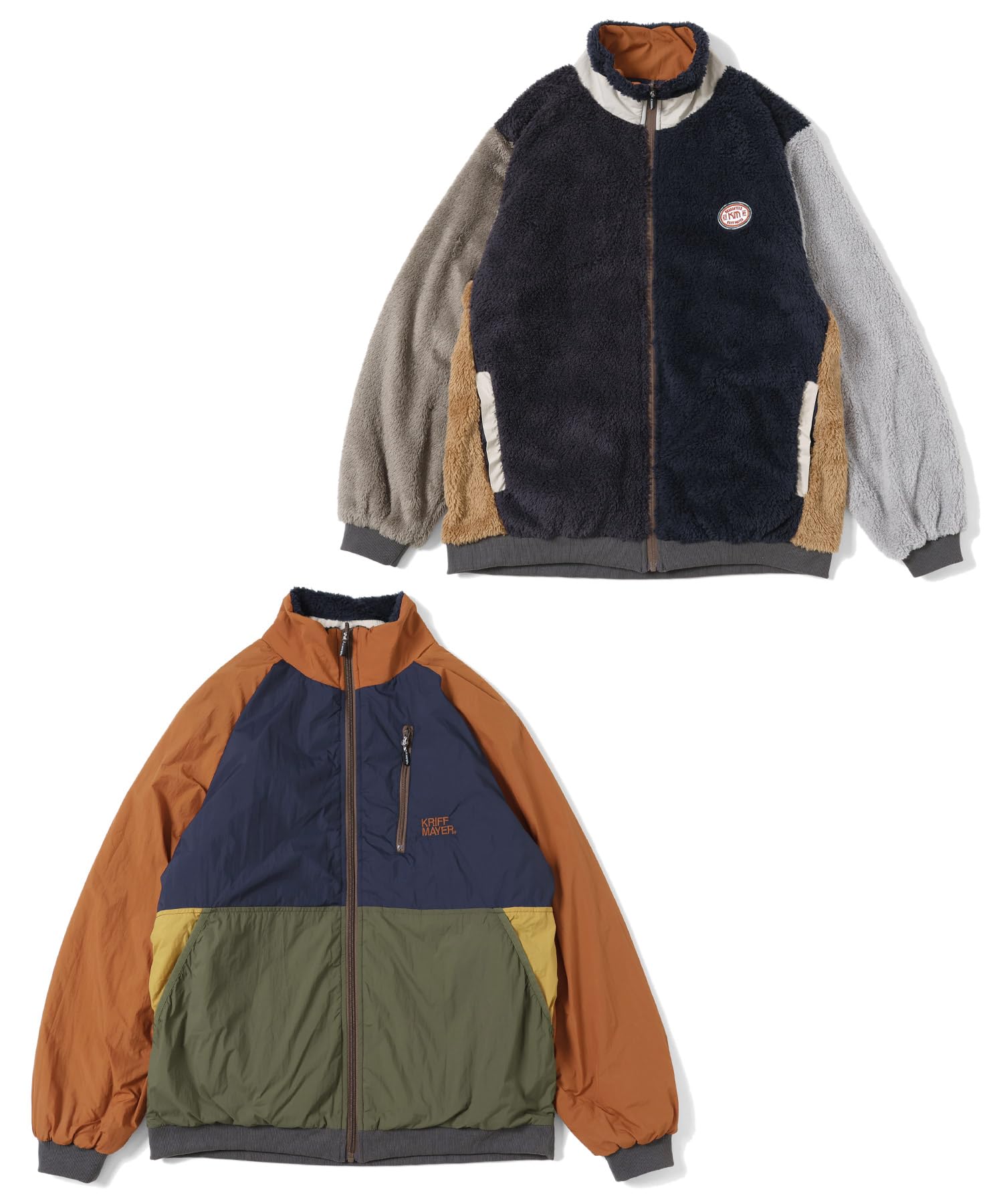 

Cliff Mayer Reversible 6 Others Men s 2-Way Stand-Up Jacket, Medium,