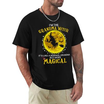 Im The Grandma Witch Magical Halloween TShirt Sweat Funny Tshirts Summer Tops Street Wear Mens Graphic Tshirts Anime