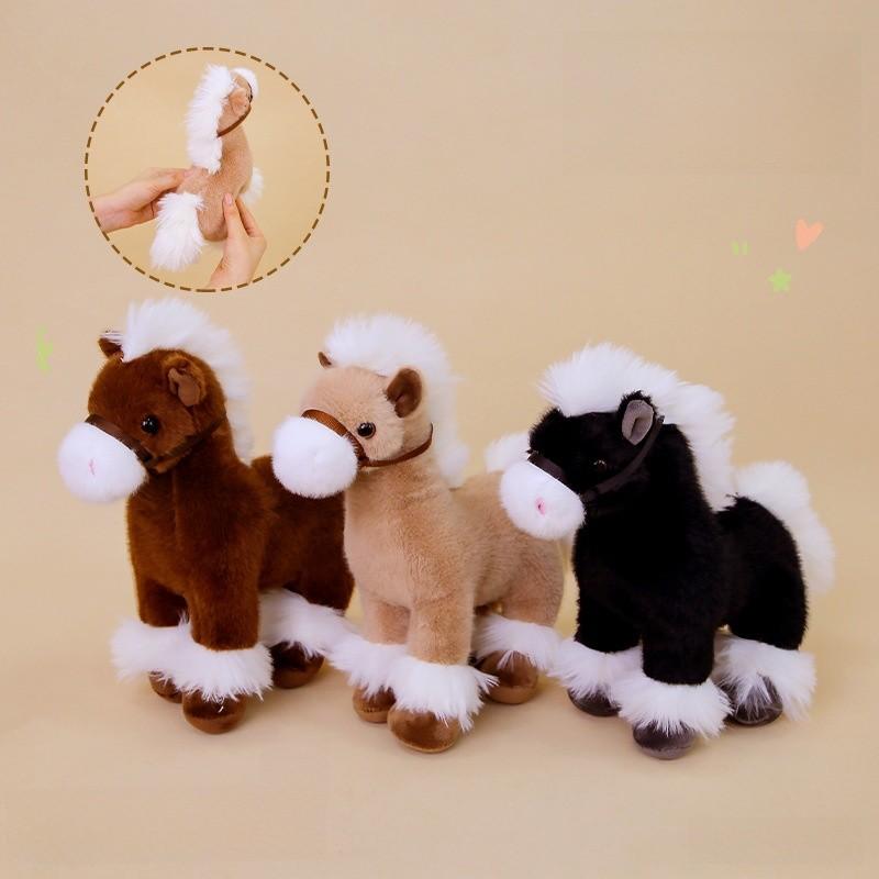 Horse Toy Plush Home Decor Kids Doll For Collectors Gift Giving And Display