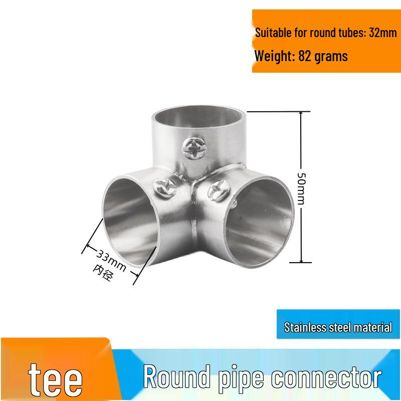 25 Snap-On Stainless Steel Pipe Connectors for Greenhouse Clamps