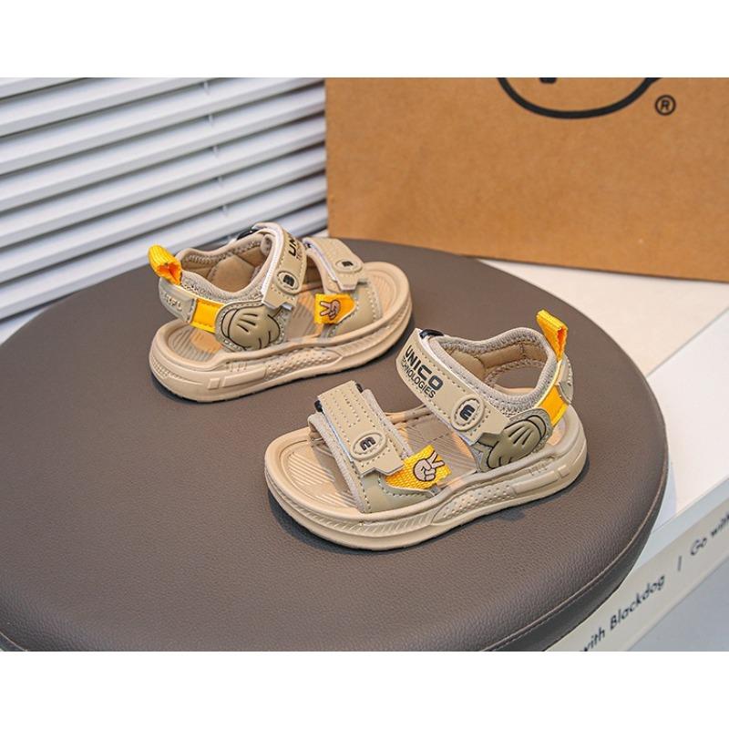 Summer Kids Open Toe Sandals, Soft Sole Boys Sports Beach Shoes For Toddlers