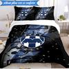 Football Club Emblem 3pcs K-pop music group Bedding set,Ideal for Bedroom, Dormitory,Including Duvet Cover And 2pcs Pillowcases,Fan gifts
