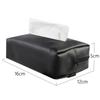 Car Stickers For Alfa Romeo Leather Car Tissue Box Sun Visor Seat Back Hanging Bag Accessories For Alfa Romeo 4C 159 166 Spider