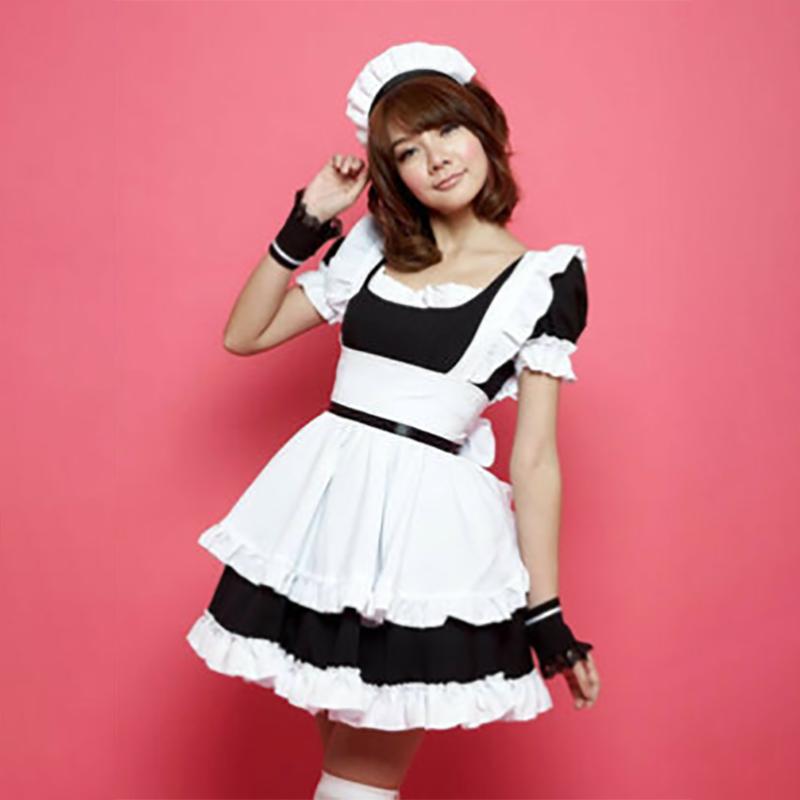 

Платье горничной принцессы, униформа, костюм, женский косплей, костюм для Хэллоуина XL чёрный