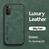 Luxusní kožené pouzdro pro Samsung Galaxy S20 Ultra FE S11E S10E S11 S10 S9 S8 Plus Nárazuvzdorný kovový kryt držáku plechu