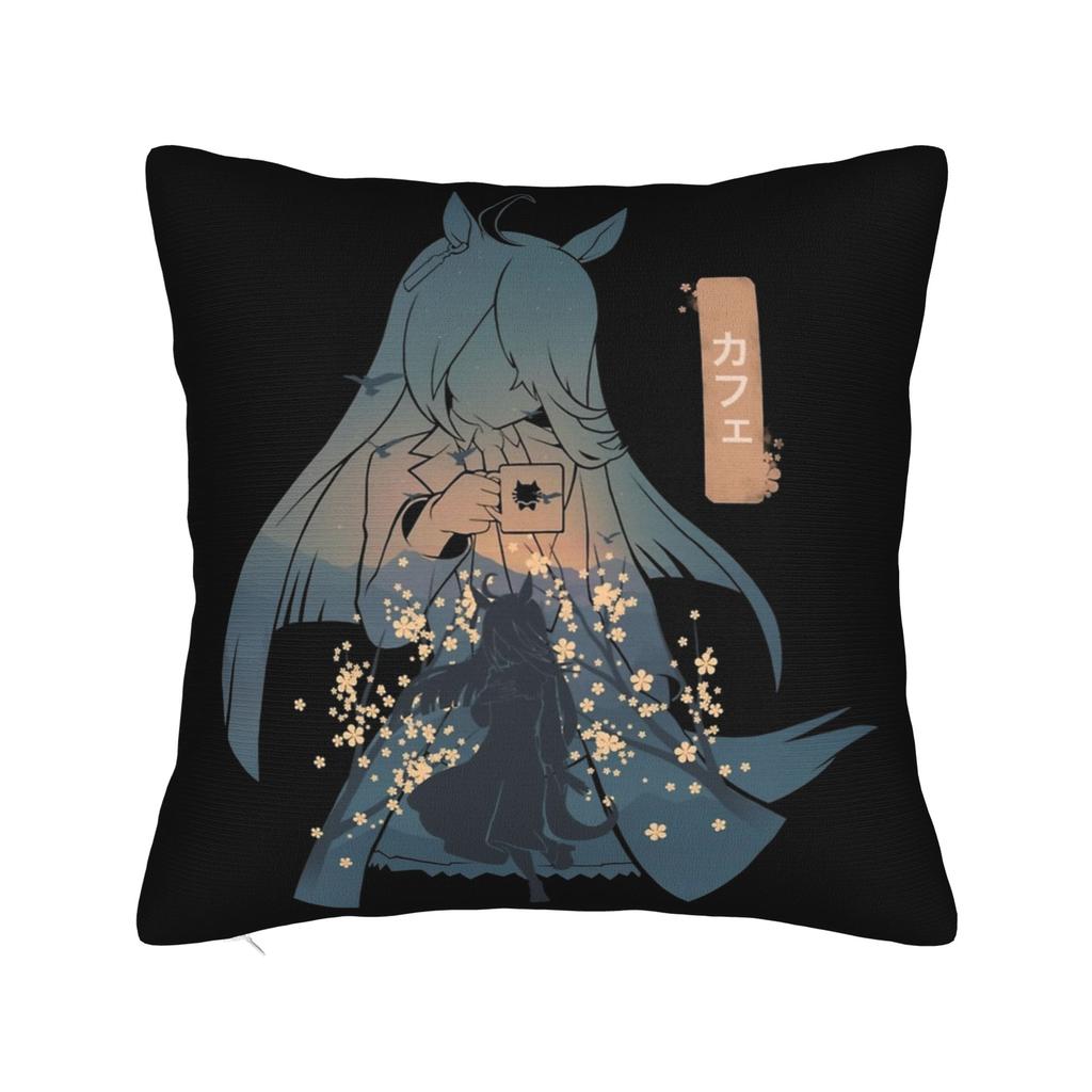 Manhattan Cafe Uma Musume Anime Pillowcase Printing Cushion Cover Gift  Throw Pillow Case Cover Car Zippered