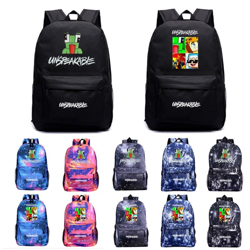 Unspeakable Backpack With Large Capacity For Boys And Girls