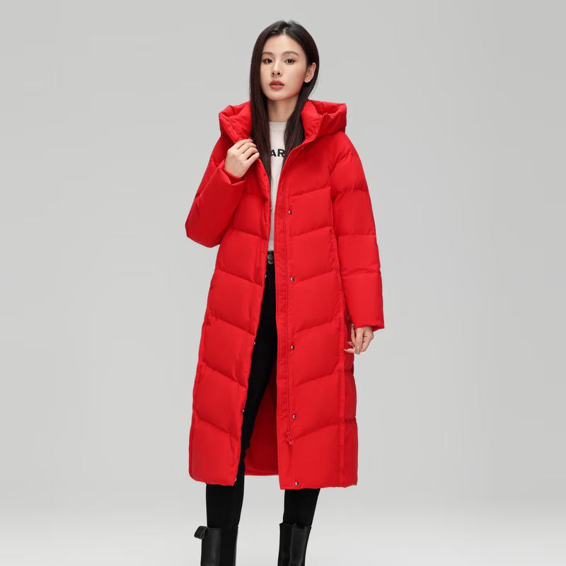 SNOWFLYING Women s 2024 Winter Long Down Jacket X40142452F 160/84A