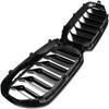 BMW 5 G30 G31 LCI 2020- Headlight Grille (kidney) BLACK GLOSSY DOUBLE BAR