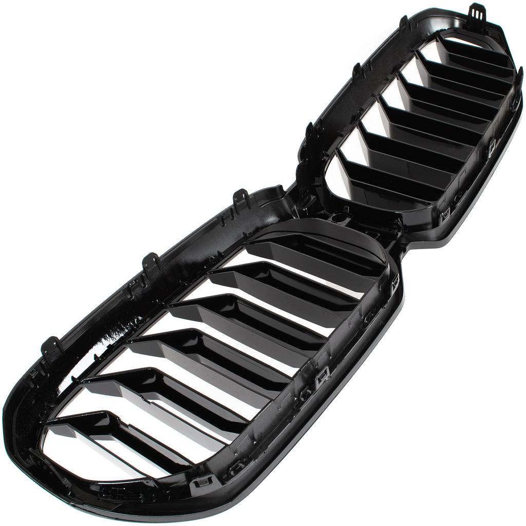 BMW 5 G30 G31 LCI 2020- Headlight Grille (kidney) BLACK GLOSSY DOUBLE BAR