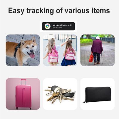 For Android BT Car Tracker with Find My Device App Smart Pet Locator Waterproof Mini GPS Tracking Tool Pet Luggage Locate