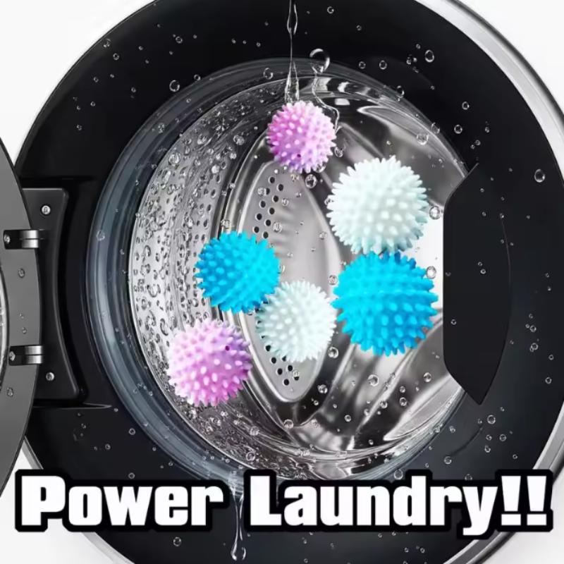 Eco-Friendly Magic Laundry Balls 3/5/12Pcs Anti- Reusable Cleaning Balls Safe for All Fabric Types Washing