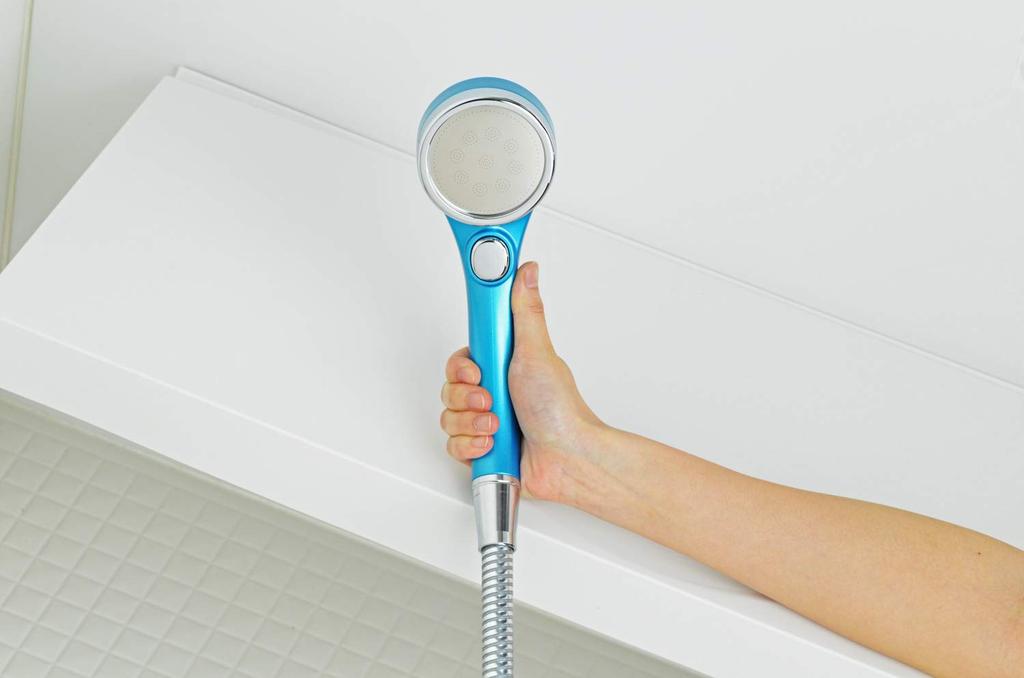 KAKUDAI Water Purification Stop Shower Blue Head, Li-Large, 357-916-B,