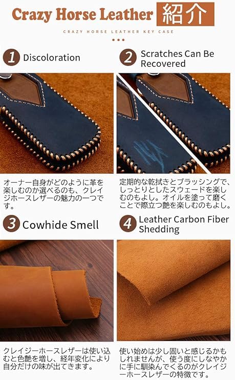 [TECART] BMW Dedicated Key Case, Key Cover, Key Holder, Smart Key Case, Smart Key