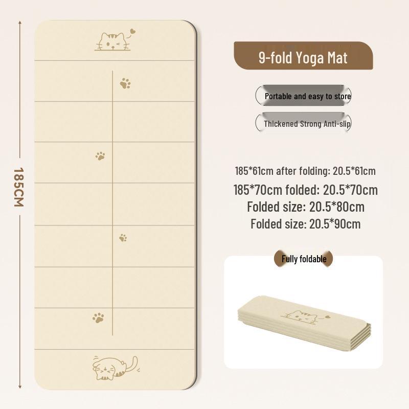 10% Off Foldable Non-Slip Yoga Mat - New Silent, Large-Size, Portable Nap Mat for Home Workouts