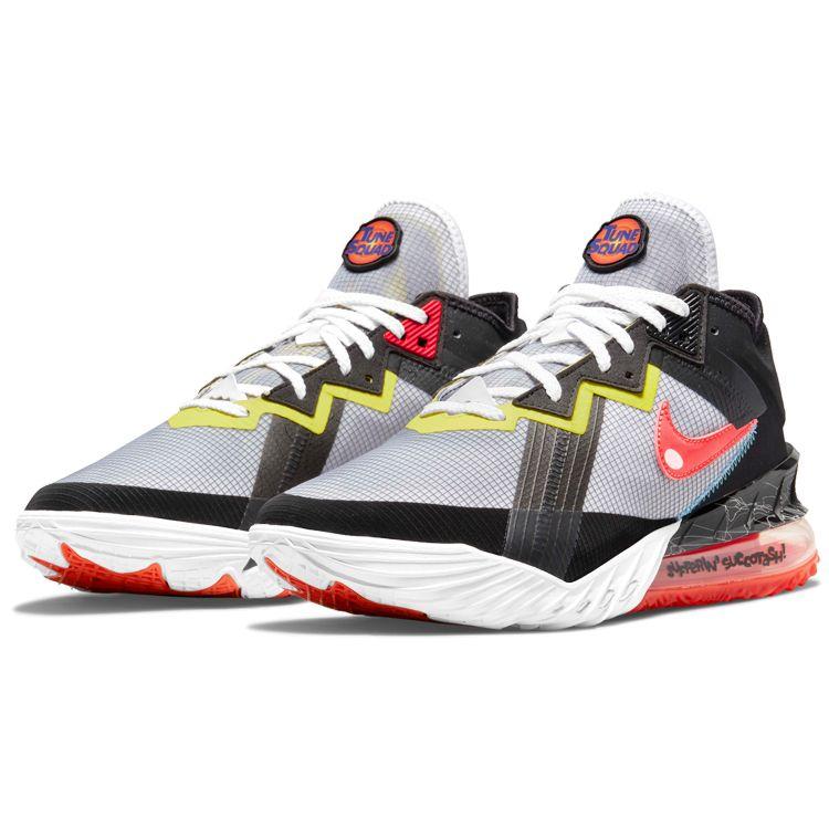Nike Space Jam X LeBron 18 Low EP Sylvester X Tweety Unisex Sneakers Grey White Black CV7564-103