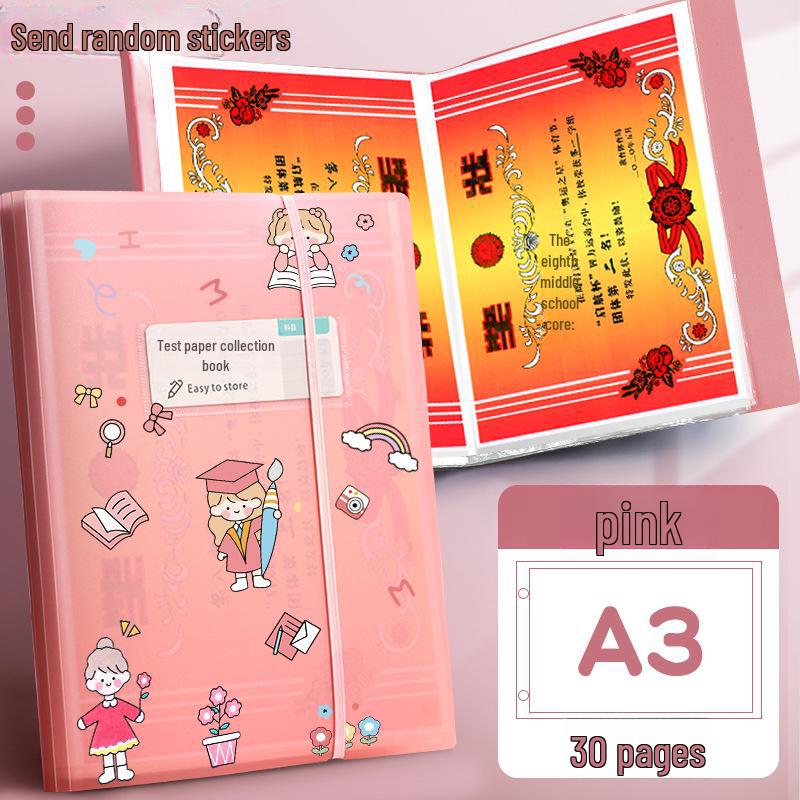 A3/A4 Award Certificate & Art Collection Folder for Kids