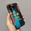 Funny Robot B-Benders Phone Case For iPhone 17 16 15 14 11 12 13 Mini Pro XS Max Plus Funda Shell