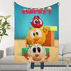 W-Wheres C-ChickyS Cartoon Blanket Throw Super Cosy Plush Living Room Sofa Couch Childish Birthday Gifts