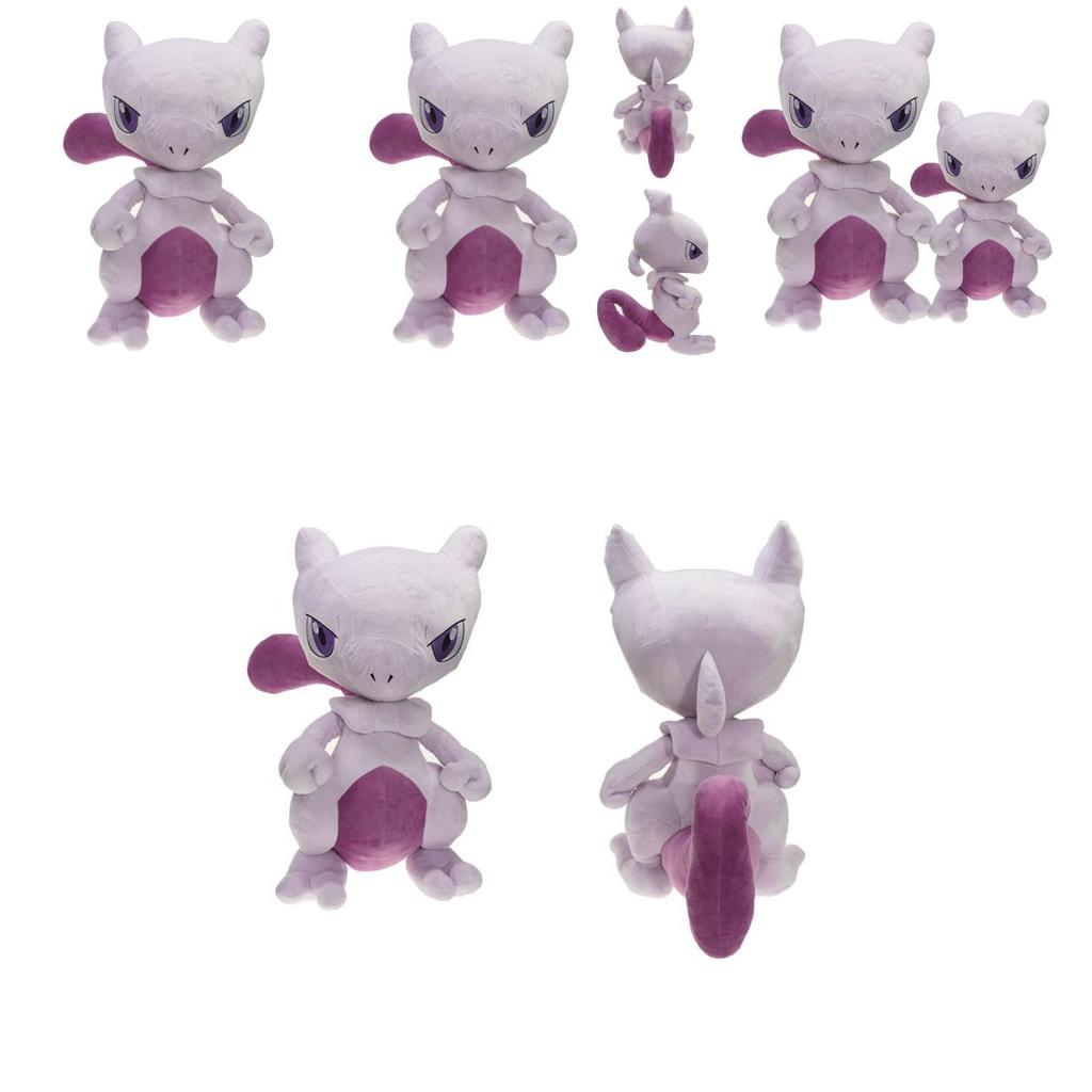 Pokemon Mewtwo Plush Doll Soft And Cuddly Q Version Toy For Kids