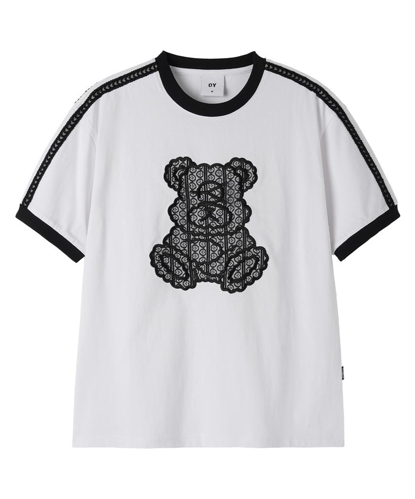 Opeunyadeu(Owai) Lace Dolly Ringer Tee - White