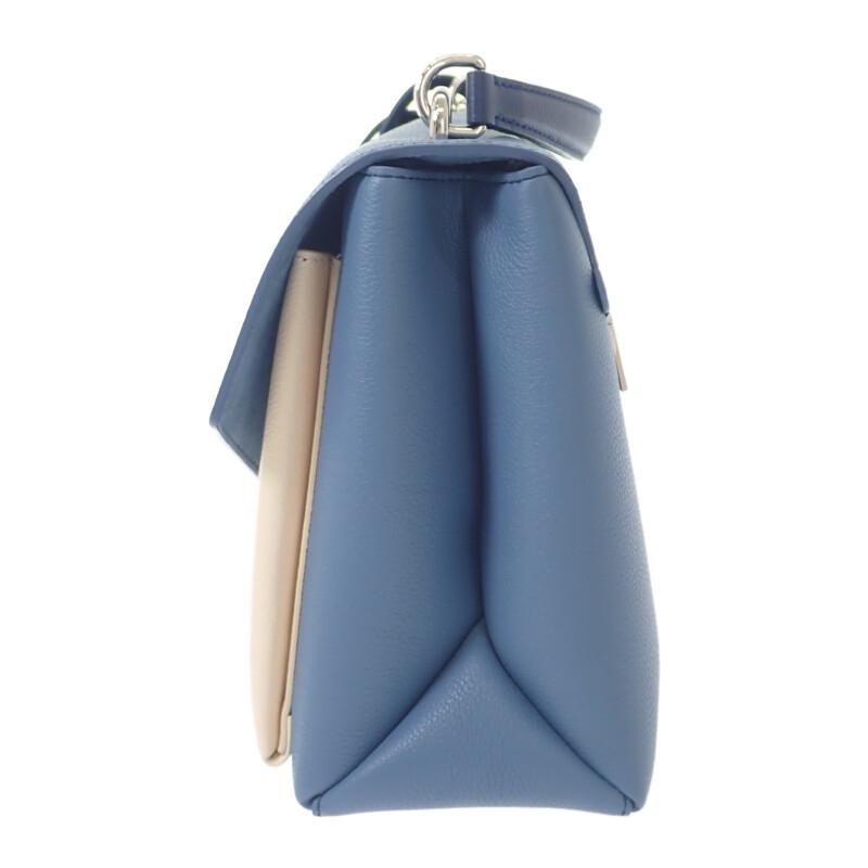 LOUIS VUITTON  M51415 2WAY bag blue/Ivory Taurillon Clemence Women