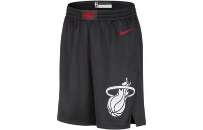 Dri FIT NBA Miami Heat 2023/24 City Edition Ležérní šortky Pánské Černé DX8708-010
