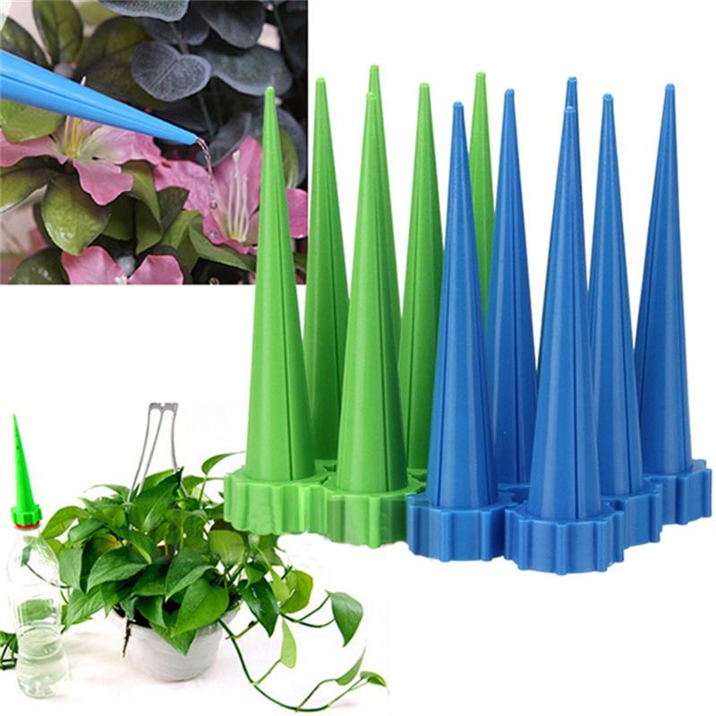 48/12/6pcs Auto Drip Irrigation Watering System Dripper Spike Kits Garden Household Plant Flower Automatic Waterer Tools