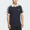 adidas Originals Striped Logo Raglan Short Sleeve T-Shirt Unisex Tops Blue KB5461