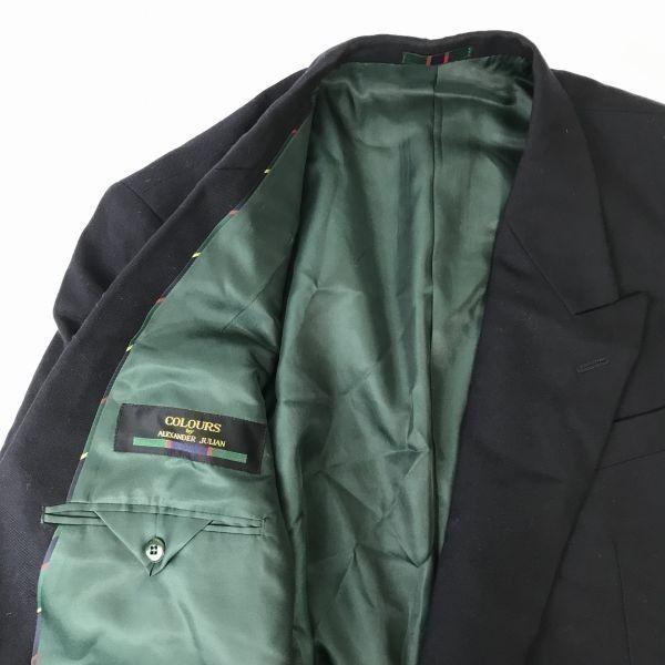 Made In Japan/COLOURS by ALEXANDER JULIAN Navy Blazer Gold Buttons Double Breasted/Men’s M/A5/(USED)