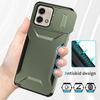 For Motorola Moto G Stylus 5G (2023) Case with Slide Camera Cover TPU+PC Phone Back Shell