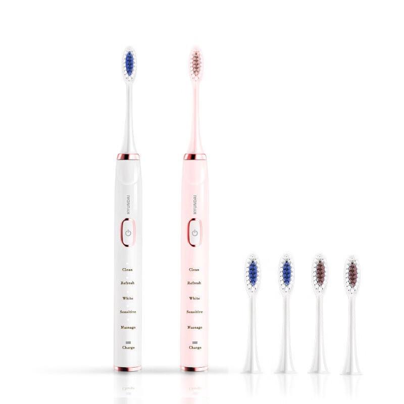 

Hyundai X700+ Sonic Electric Toothbrush Couple Set