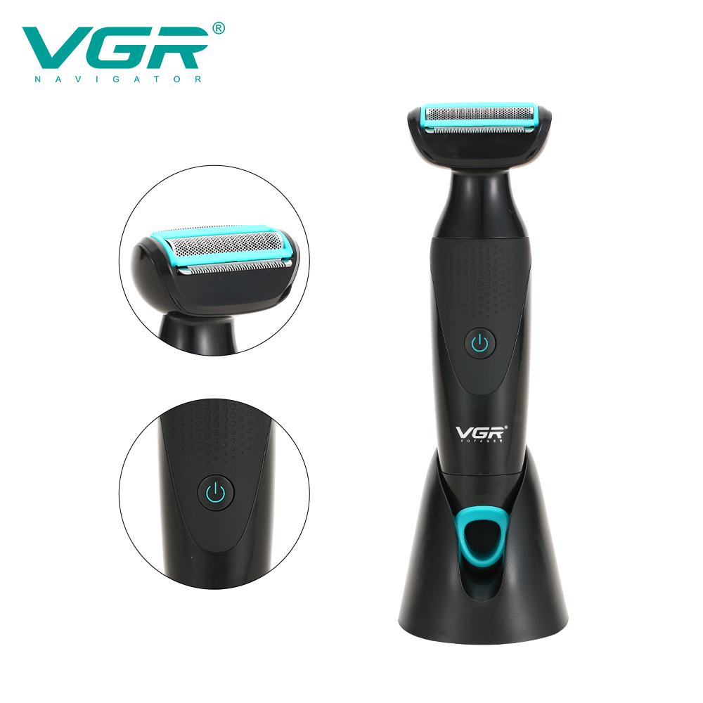 Original VGR V-601 Nuevo Portátil Retro para HOMBRE Multifuncional 2 en 1 Maquinilla de Afeitar IPX4 Lavable Recortador de Nariz Afeitadora para el Hogar y Dispositivo de Depilación