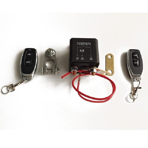 Dual Remote Control Car Battery Isolator Disconnect Kill Cut Off Master Switch