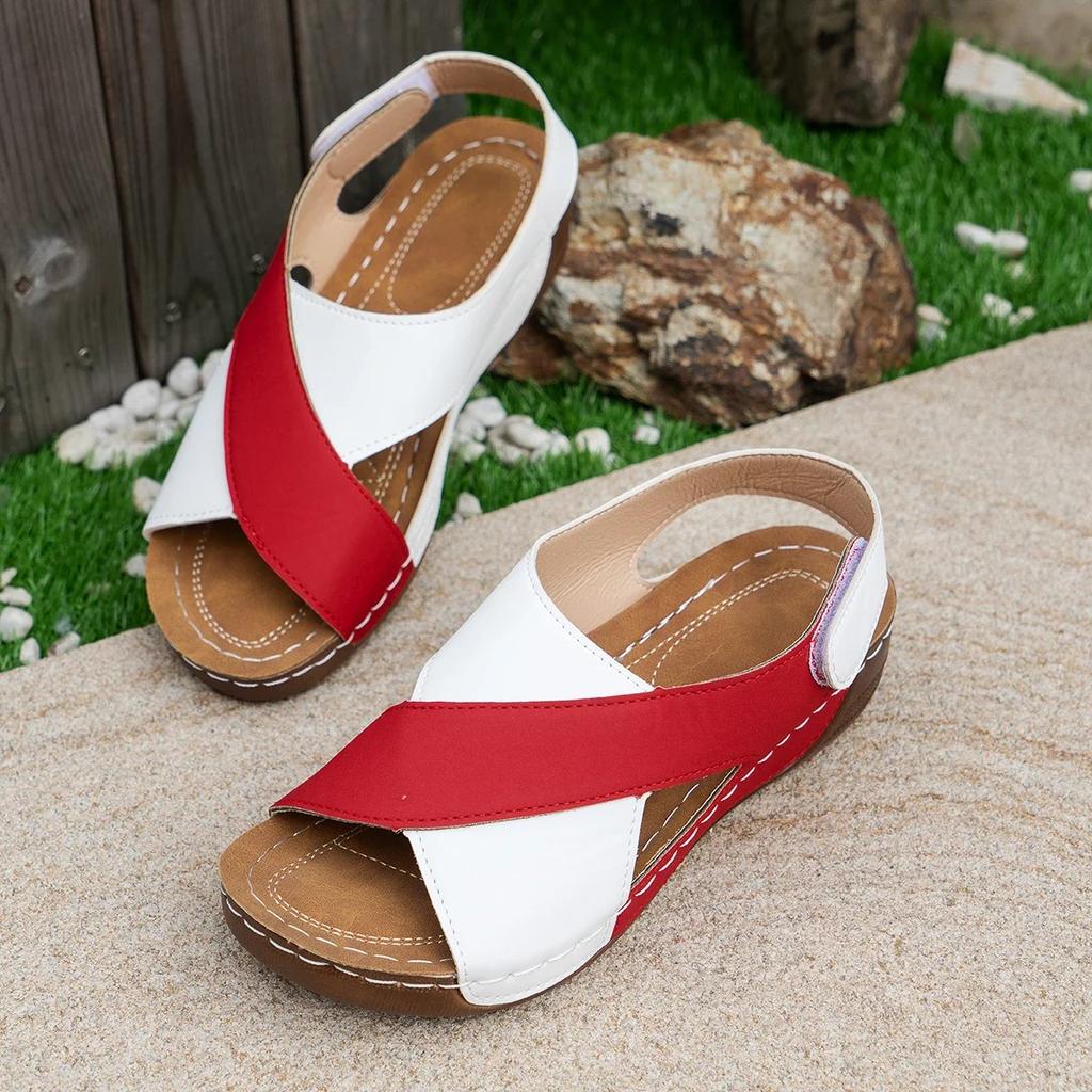 Women Wedges Sandals Summer New Lightweight Casual Sandals Shallow Casual Outdoor Beach Shoes Women Sandalias De Mujer